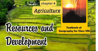 class 8th geography chapter 4 Agriculture JKBOSE/NCERT question and answers