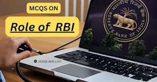 Role of RBI mcqs Quiz Reserve Bank of India Multiple Choice
